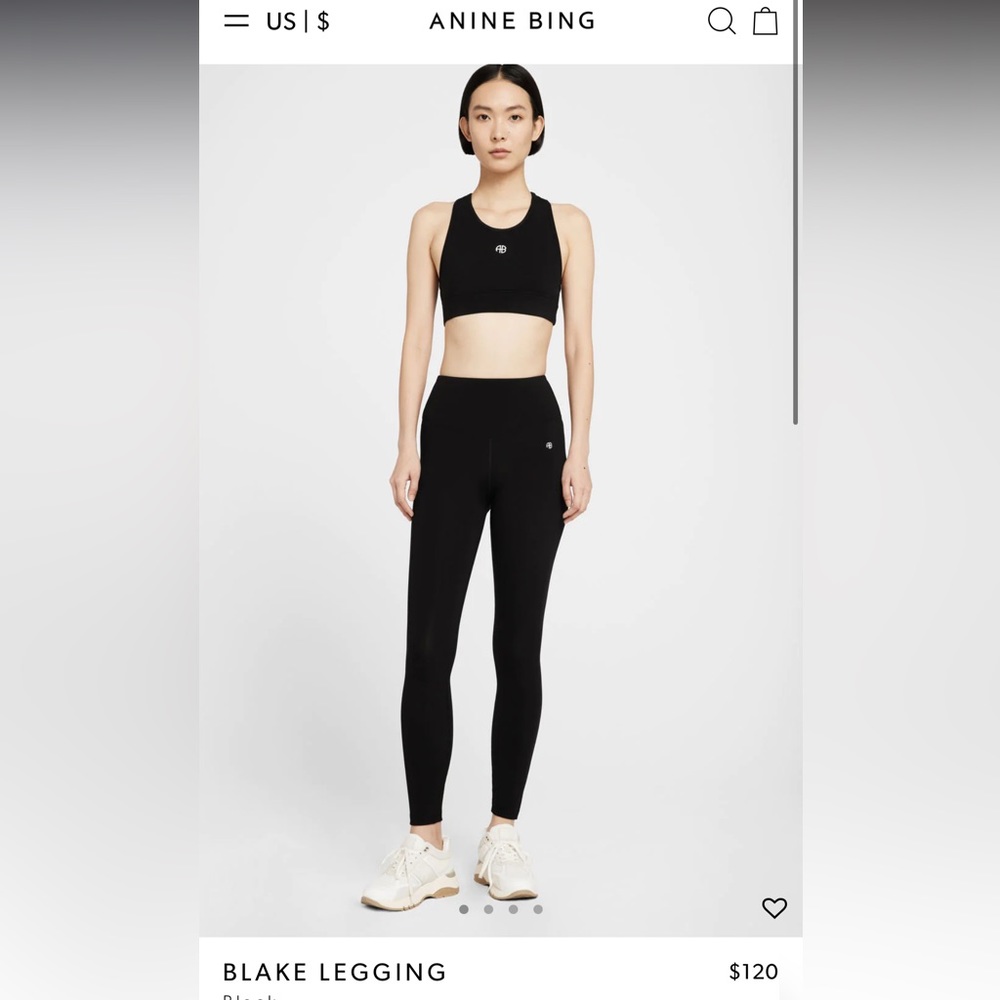 ANINE BING black legging